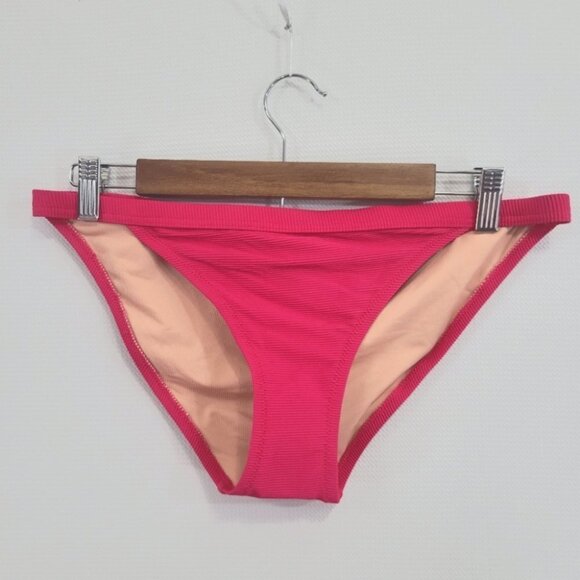 NEW J. Crew Hot Pink Swim Bottom size Medium - Picture 1 of 11